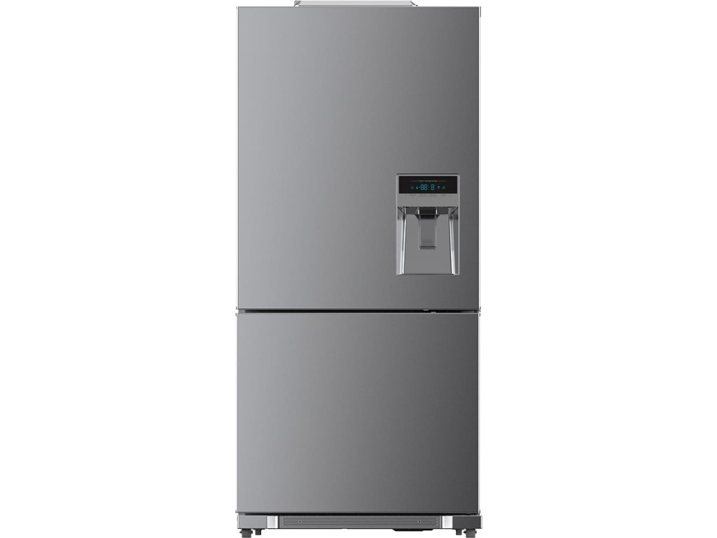 یخچال پایین فریزر اسنوا پرفکت (راشین) هوشمند 26 فوت استیل ARSBDi-L304-SS