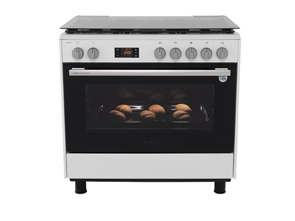 اجاق گاز اسنوا آدرینا کلاسیک بدون شیشه 5 شعله نما استیل مدل SGC5-31101