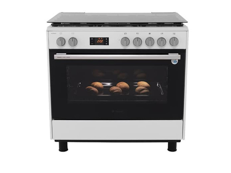 اجاق گاز اسنوا آدرینا کلاسیک بدون شیشه 5 شعله نما استیل مدل SGC5-31101